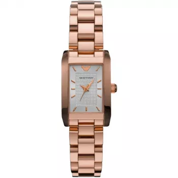 ARMANI AR0361 Damen Analog Quarzuhr 32 mm Edelstahl Silber
