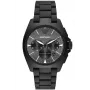 ARMANI AR11412 Herren-Chronographuhr aus Edelstahl, 42 mm, blaues Zifferblatt