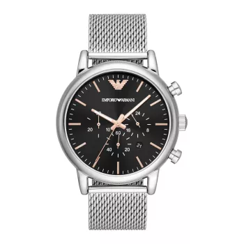 ARMANI AR11429 Herren Quarz-Chronograph Uhr 46mm Edelstahl