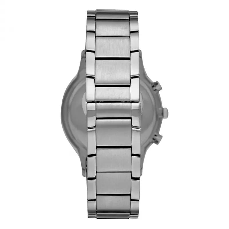 Armani AR11507 Herren Quarz-Chronograph Uhr 43mm Edelstahl Blaues Zifferblatt
