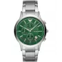Armani AR11507 Herren Quarz-Chronograph Uhr 43mm Edelstahl Blaues Zifferblatt