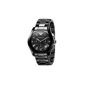 Armani AR1400 Herren-Ceramic-Chronograph-Uhr 42 mm Schwarz