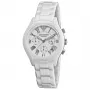ARMANI AR1404 Ceramica Unisex Quarz-Chronograph Uhr 38mm Schwarz Keramik
