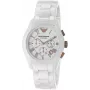 ARMANI AR1416 Herren Keramik Chronograph Uhr 42mm Schwarz