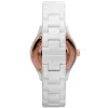 ARMANI AR1418 Damen-Quarzuhr 28mm Weißkeramik