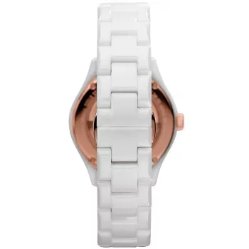 ARMANI AR1418 Damen-Quarzuhr 28mm Weißkeramik