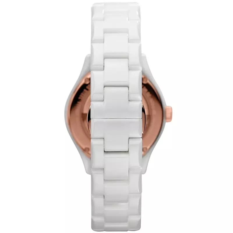 ARMANI AR1418 Damen-Quarzuhr 28mm Weißkeramik