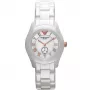 ARMANI AR1418 Damen-Quarzuhr 28mm Weißkeramik