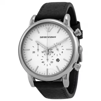ARMANI AR1807 Herren-Chronograph Uhr 46mm Edelstahl