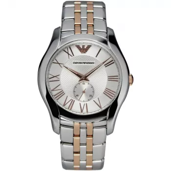 ARMANI AR1824 Damen Edelstahl Quarzuhr 32 mm Silber