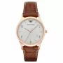 ARMANI AR1866 Herren Renato Quarz Analog Uhr 40mm Edelstahl Schwarzes Zifferblatt