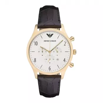Armani AR1892 Herren-Quarz-Chronograph-Uhr 43mm Edelstahl Blaues Zifferblatt