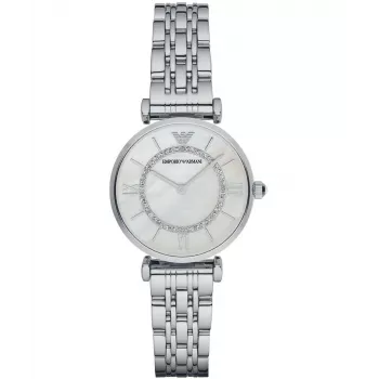 ARMANI AR1908 Damen-Quarz-Armbanduhr 32mm Edelstahl