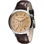Armani AR2433 Herren-Quarz-Chronograph Uhr 43mm Edelstahl Blaues Zifferblatt