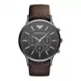 ARMANI AR2462 Herren-Chronograph Uhr 46mm Edelstahl Blaues Zifferblatt