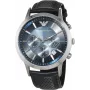 Armani AR2473 Herren-Chronograph Uhr 43mm Edelstahl Blaues Zifferblatt