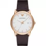 ARMANI AR2502 Herren-Quarz-Armbanduhr 43mm Edelstahl Blaues Zifferblatt