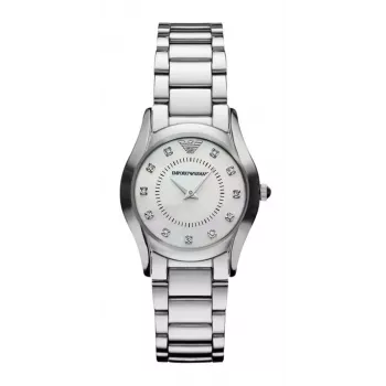 Armani AR3168 Damenuhr Quarz 29mm Edelstahl Roségold