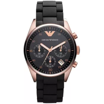 ARMANI AR5906 Damenuhr Edelstahl Roségold Quarz-Chronograph