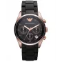 ARMANI AR5906 Damenuhr Edelstahl Roségold Quarz-Chronograph