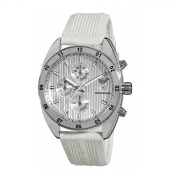 ARMANI AR5929 Herren-Chronograph Uhr 43mm Edelstahl Schwarz