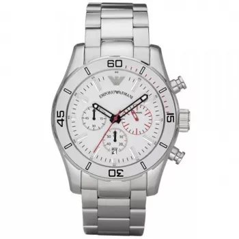 ARMANI AR5932 Herrenuhr 45mm Edelstahl Roségold PVD Quarz Chronograph