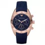 ARMANI AR5939 Damenuhr Edelstahl Roségold Chronograph 35mm