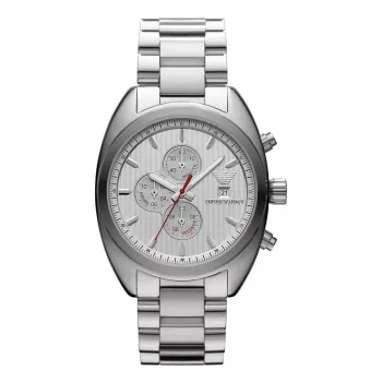 Armani AR5958 Herren Quarz Analog Uhr 42mm Schwarz Edelstahl