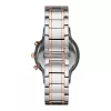ARMANI AR80025 Herren Quarz Chronograph Uhr 43mm Edelstahl Blaues Zifferblatt