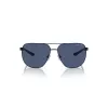 Armani Exchange AX2047S6003Z3 Herren Rechteck-Sonnenbrille Matt Schwarz Dunkelgrau 63mm