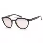ARMANI EXCHANGE AX4118S81586X Unisex Rechteckige Sonnenbrille Matt Schwarz Dunkelgrau Spiegel Silber 54mm