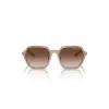 ARMANI EXCHANGE AX4139SU83421 Unisex Square Sunglasses Havana Brown Gradient 52mm