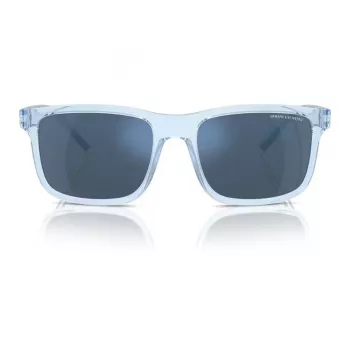 Armani Exchange AX4145S834555 Herren-Sonnenbrille - Rechteckiger Propionat-Rahmen - 57/19/145 mm