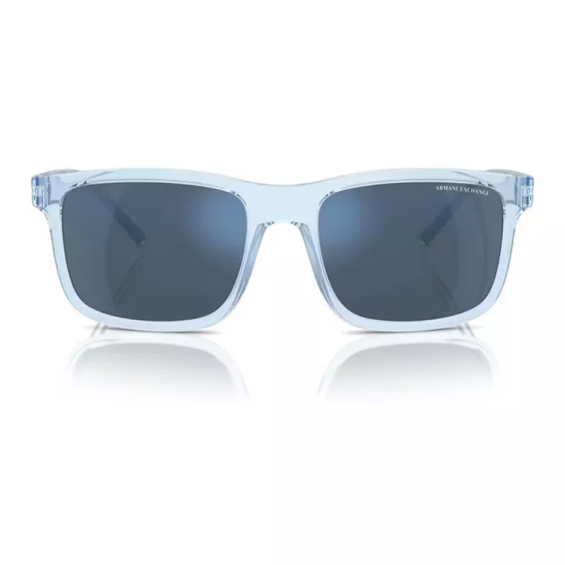 Armani Exchange AX4145S834555 Herren-Sonnenbrille - Rechteckiger Propionat-Rahmen - 57/19/145 mm