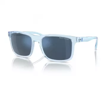Armani Exchange AX4145S834555 Herren-Sonnenbrille - Rechteckiger Propionat-Rahmen - 57/19/145 mm