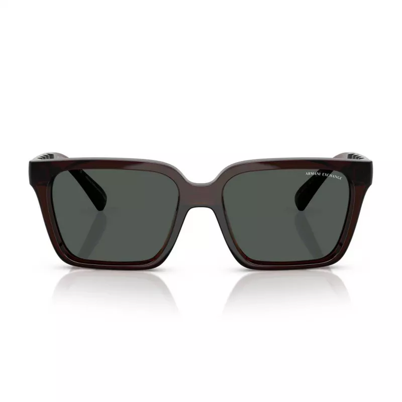 Armani Exchange AX4147S835773 Unisex Sonnenbrille Havana Gestell Braune Gläser 56mm