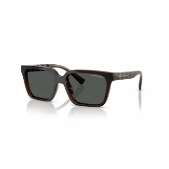 Armani Exchange AX4147S835773 Unisex Sonnenbrille Havana Gestell Braune Gläser 56mm