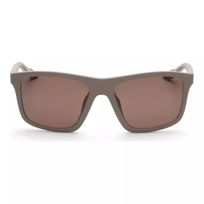 ARMANI EXCHANGE AX4149SU83617 Herren Rechteck-Sonnenbrille Havana Braun Acetatrahmen Braune Polycarbonat-Glas 56/18/145 mm
