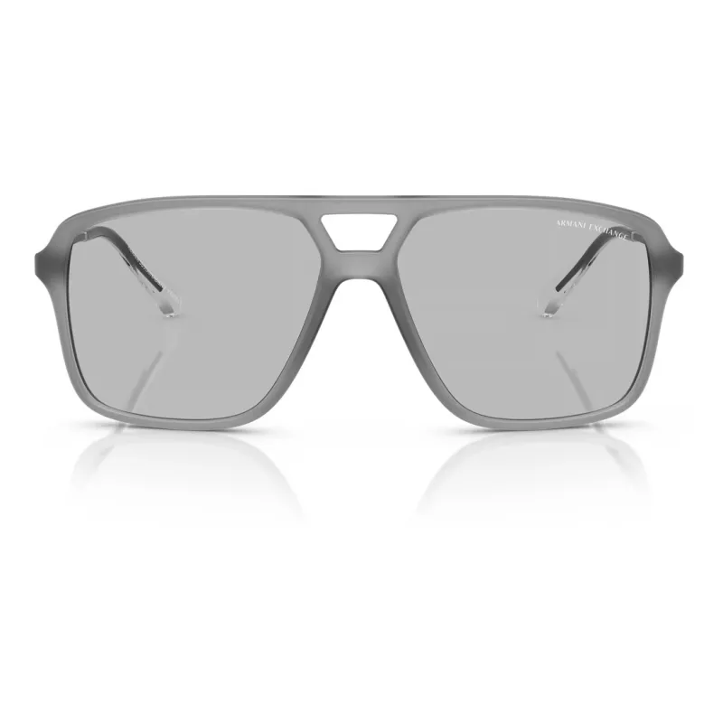 Armani Exchange AX4150SU83638 Sonnenbrille Herren Square Matt Schwarz Grau 59mm
