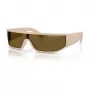 Armani Exchange AX4153SU83617 Unisex Sonnenbrille - Schwarzer Rahmen, Graue Gläser, Shield/Mask, 140 mm Glasbreite
