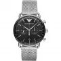 ARMANI Exchange Herren-Chronograph AR11104 46mm Schwarz Edelstahl