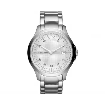 Armani Exchange Herrenuhr AX2177 46mm Edelstahl Schwarzes Zifferblatt