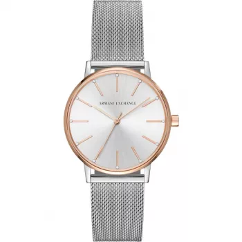 ARMANI EXCHANGE Damen AX5537 Quarz Analog Uhr 36 mm Silber Edelstahl