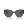 ARMANI EXCHANGE Damen-Sonnenbrille AX4111SU82138 - Transparent grauer Rahmen, grau verlaufende Gläser, 54/18/140 mm