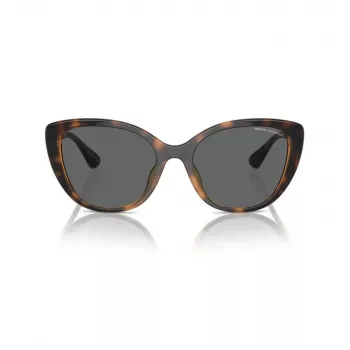 ARMANI EXCHANGE Damen-Sonnenbrille AX4111SU82138 - Transparent grauer Rahmen, grau verlaufende Gläser, 54/18/140 mm