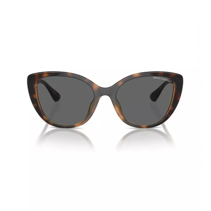 ARMANI EXCHANGE Damen-Sonnenbrille AX4111SU82138 - Transparent grauer Rahmen, grau verlaufende Gläser, 54/18/140 mm