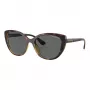 ARMANI EXCHANGE Damen-Sonnenbrille AX4111SU82138 - Transparent grauer Rahmen, grau verlaufende Gläser, 54/18/140 mm