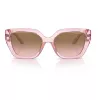 Armani Exchange Damen-Sonnenbrille AX4125SU83391 Transparent Grau Gestell Grau Verlaufsgläser 54mm
