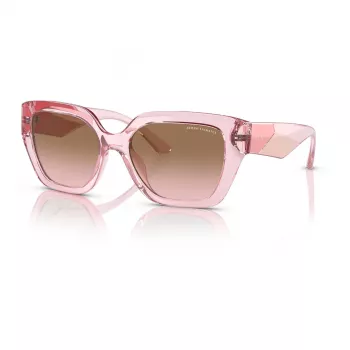 Armani Exchange Damen-Sonnenbrille AX4125SU83391 Transparent Grau Gestell Grau Verlaufsgläser 54mm