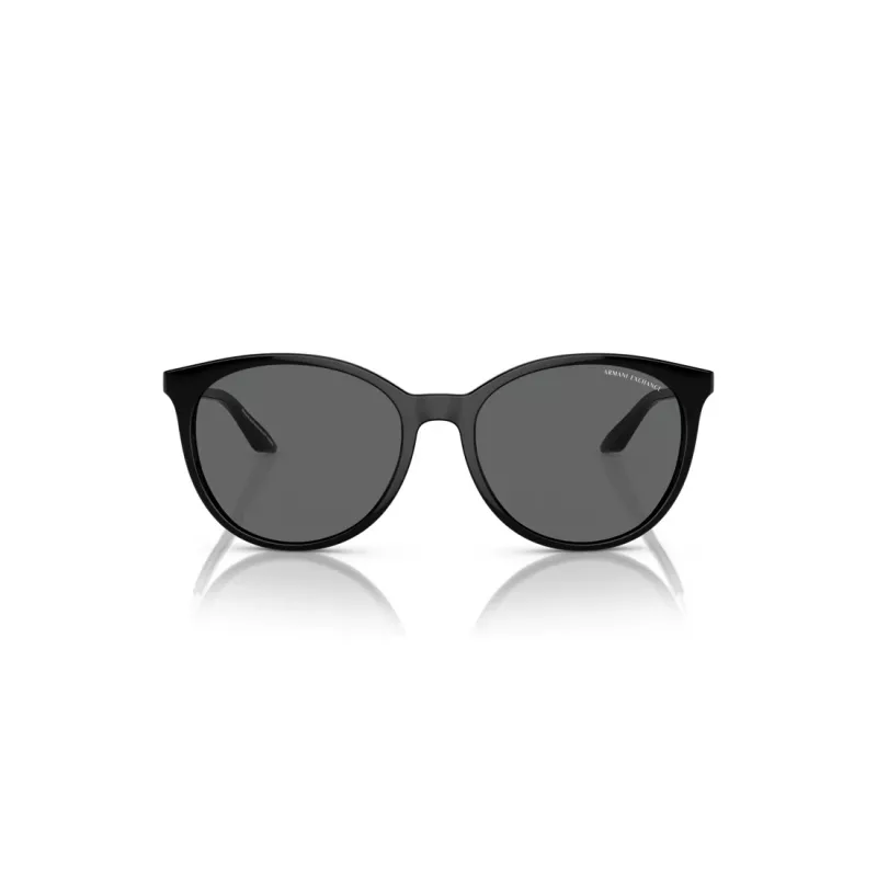 Armani Exchange Damen-Sonnenbrille AX4140S815887 - Schwarzer Rahmen, Graue Gläser, 55 mm